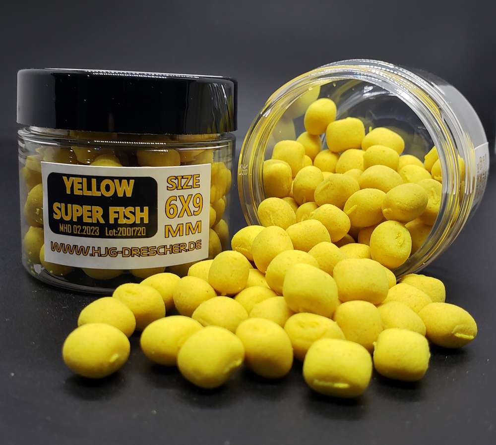 HJG-Drescher GUM Wafter 6 x 9 mm Yellow Super Fish