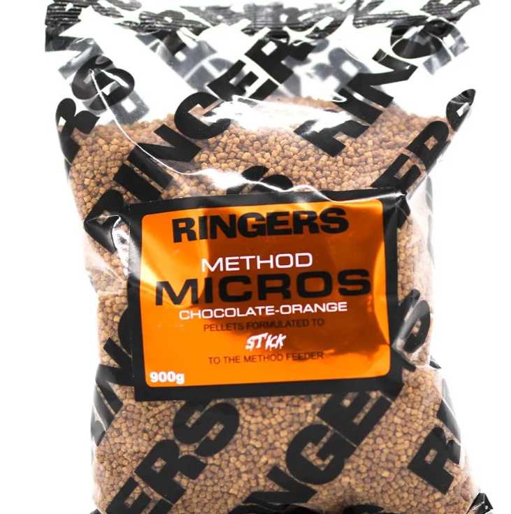 Ringers Method Micro pelety Pomeranč-čokoláda 900g 2mm