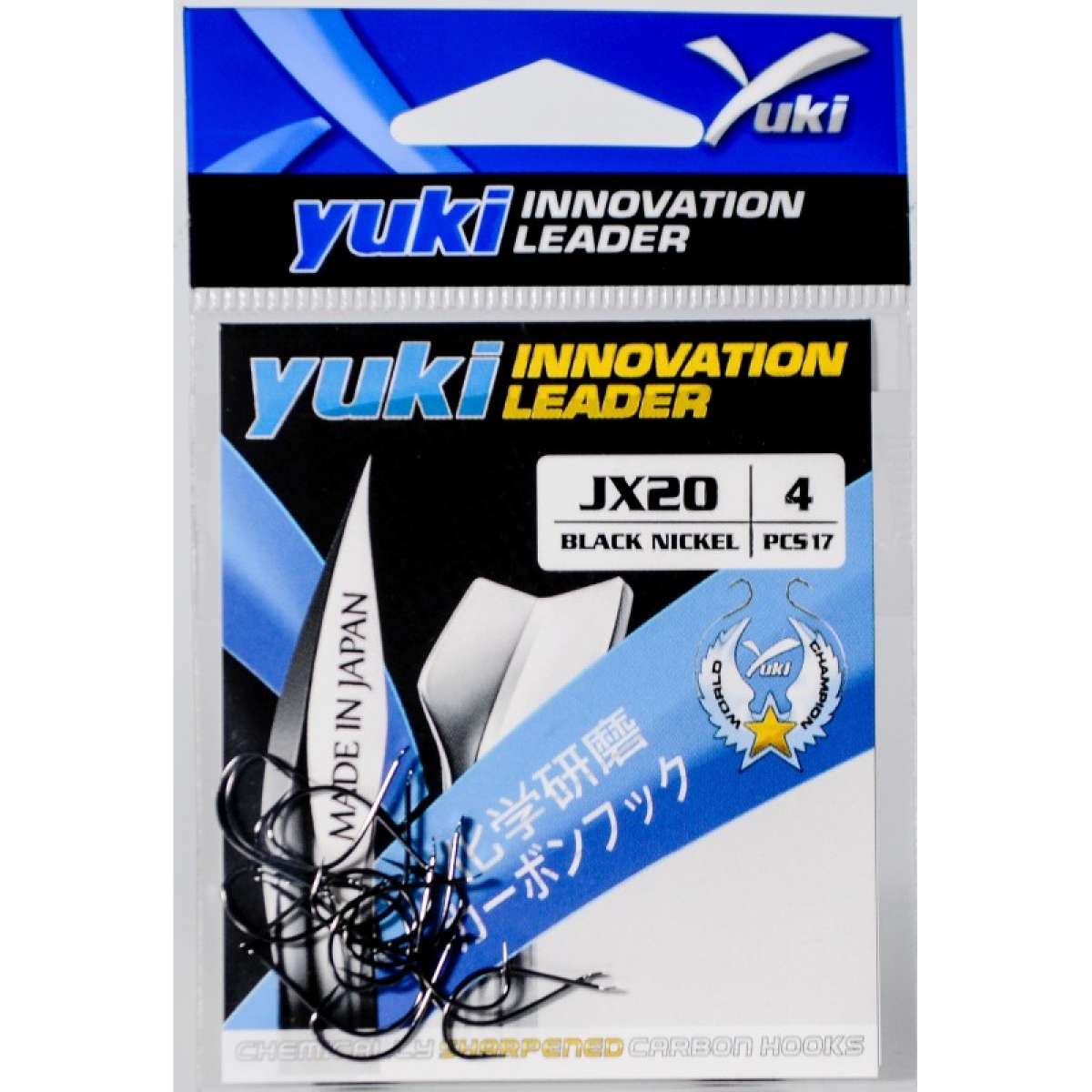 Háčky YUKI JX20 Black