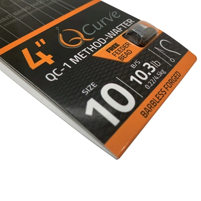 MIDDY QC-1 Method/Wafter hotový návazec se silikonovým kroužkem vel. 10