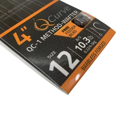 MIDDY QC-1 Method/Wafter hotový návazec se silikonovým kroužkem vel. 12